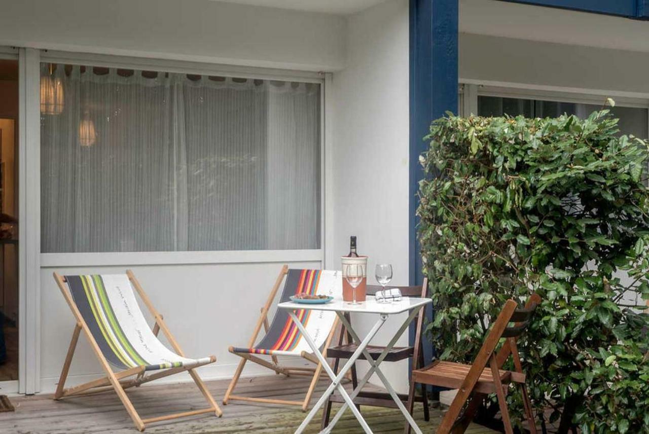 Bayonne Et Anglet A Pied - Terrasse Bois Privative Appartement Buitenkant foto